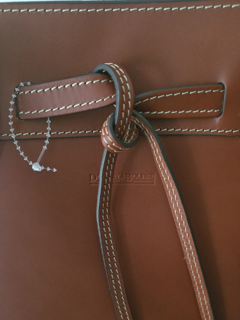 NWOT Dooney & Bourke Alto Tassel Tote - Tobacco Brown - Picture 15 of 16